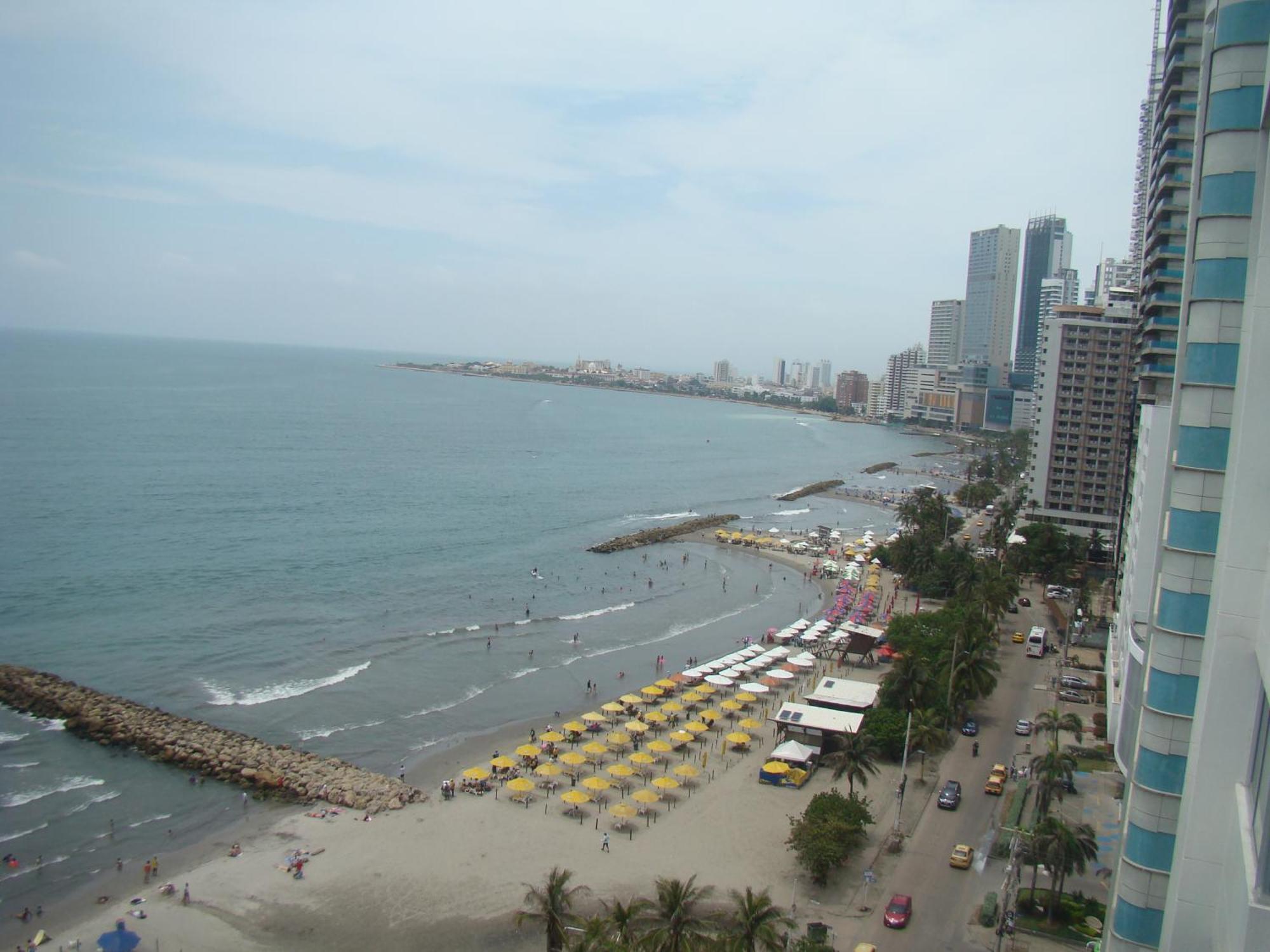 Apartamento , Vista A La Ciudad Antigua Y Playa Cartagena المظهر الخارجي الصورة